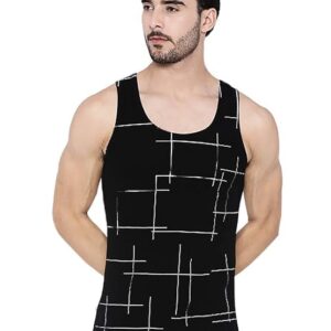 THE ARCHER Men's Cotton Printed Vest Combo (Pack of 3)