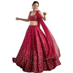 WeaRSquad Women’s Art Silk Lehenga Choli